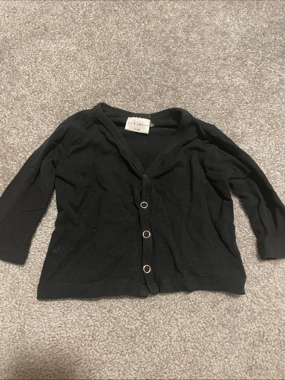 Black Baby Cardigan